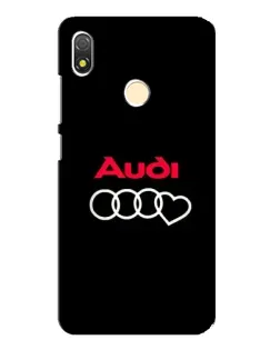 Чехол для TECNO POP 3 с картинкой «Логотип Audi Heart»