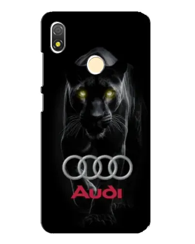 Чехол для TECNO POP 3 с картинкой «Пантера и Audi»