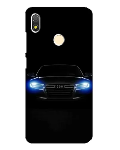 Чехол для TECNO POP 3 с картинкой «Audi в неоне»