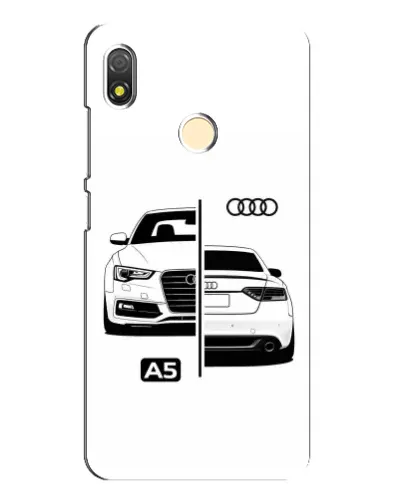 Чехол для TECNO POP 3 с картинкой «Audi — контрастный дизайн»