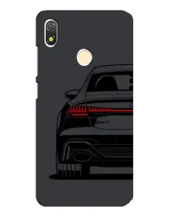 Чехол для TECNO POP 3 с картинкой «Задняя часть Audi — арт»