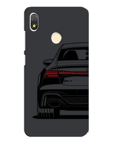 Чехол для TECNO POP 3 с картинкой «Задняя часть Audi — арт»