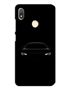 Чехол для TECNO POP 3 с картинкой «Взгляд Audi в темноте»