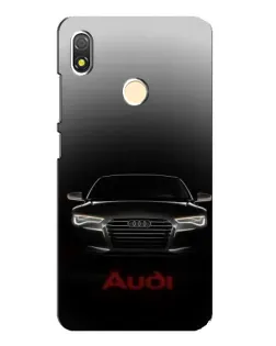 Чехол для TECNO POP 3 с картинкой «Audi — градиентный контур»