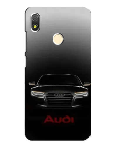 Чехол для TECNO POP 3 с картинкой «Audi — градиентный контур»