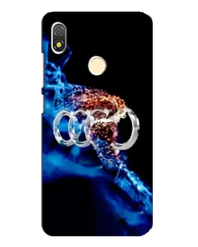 Чехол для TECNO POP 3 с картинкой «Энергия лого Audi»