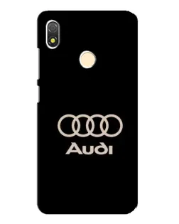 Чехол для TECNO POP 3 с картинкой «Audi — золотой логотип»