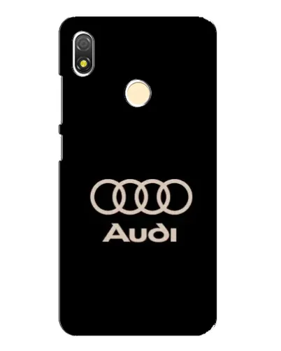 Чехол для TECNO POP 3 с картинкой «Audi — золотой логотип»