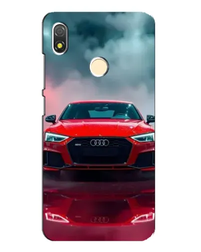 Чехол для TECNO POP 3 с картинкой «Audi RS — красный стиль»