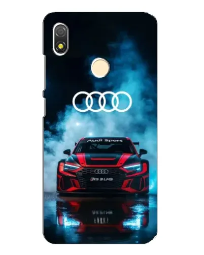 Чехол для TECNO POP 3 с картинкой «Audi Sport — неон»