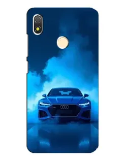 Чехол для TECNO POP 3 с картинкой «Audi — голубая энергия»