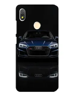 Чехол для TECNO POP 3 с картинкой «Audi — ночное отражение»