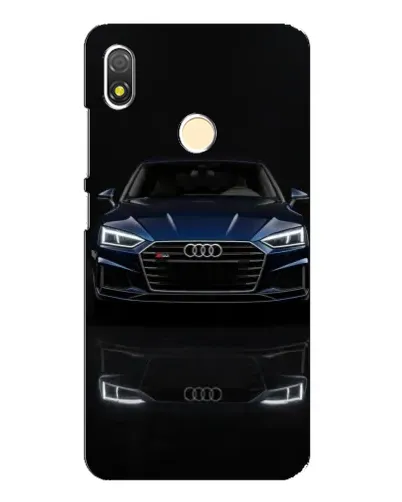 Чехол для TECNO POP 3 с картинкой «Audi — ночное отражение»