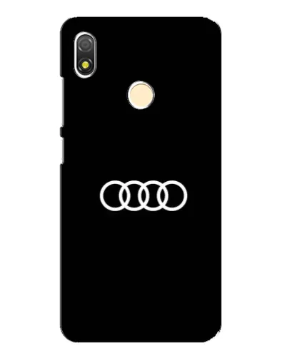 Чехол для TECNO POP 3 с картинкой «Audi White Logo»