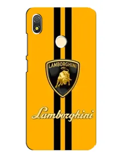 Чехол для TECNO POP 3 с картинкой «Lamborghini Stripe желтый» Чехол для TECNO POP 3 с картинкой «Lamborghini Stripe желтый»