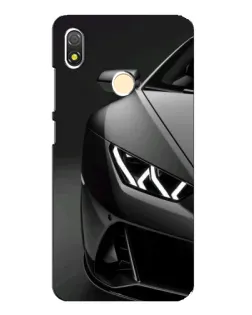 Чехол для TECNO POP 3 с картинкой «Lamborghini фары детализация»