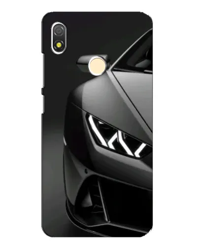 Чехол для TECNO POP 3 с картинкой «Lamborghini фары детализация»