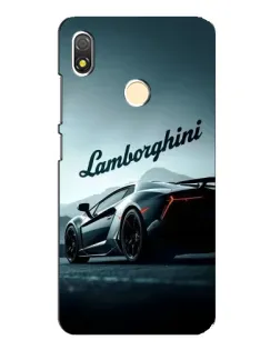Чехол для TECNO POP 3 с картинкой «Классическая надпись Lamborghini»