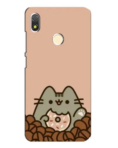 Чехол для TECNO POP 3 с картинкой «Кофейный Пушин»