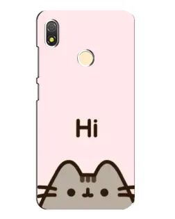 Чехол для TECNO POP 3 с картинкой «Пушин говорит Hi» Чехол для TECNO POP 3 с картинкой «Пушин говорит Hi»