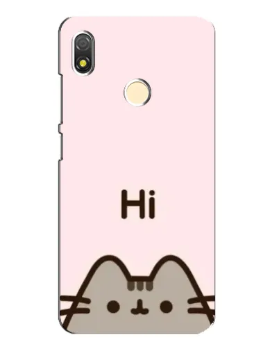 Чехол для TECNO POP 3 с картинкой «Пушин говорит Hi»