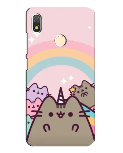 Чехол для TECNO POP 3 с картинкой «Единорог Pusheen»