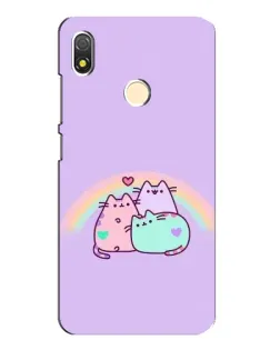 Чехол для TECNO POP 3 с картинкой «Радужные Пушины»