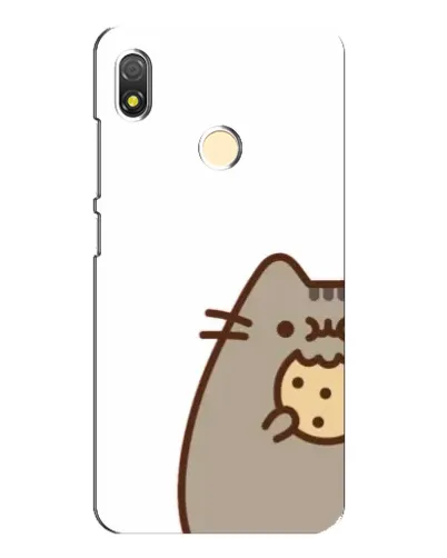 Чехол для TECNO POP 3 с картинкой «Пушин с печеньем»