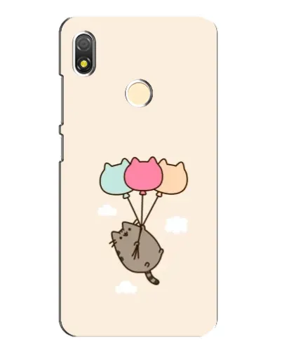 Чехол для TECNO POP 3 с картинкой «Пушин на шариках»