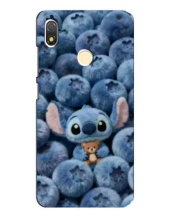 Чехол для TECNO POP 3 с картинкой «Стич и голубика» Чехол для TECNO POP 3 с картинкой «Стич и голубика»