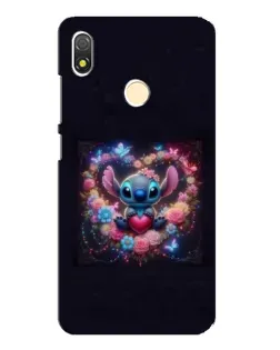 Чехол для TECNO POP 3 с картинкой «Stitch в цветах» Чехол для TECNO POP 3 с картинкой «Stitch в цветах»