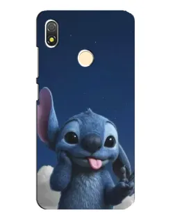 Чехол для TECNO POP 3 с картинкой «Стич в облаках» Чехол для TECNO POP 3 с картинкой «Стич в облаках»