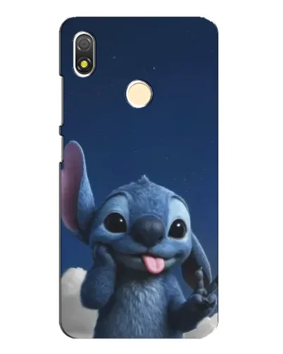 Чехол для TECNO POP 3 с картинкой «Стич в облаках»