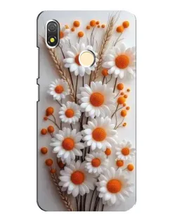 Чехол для TECNO POP 3 с картинкой «Белые сухоцветы»
