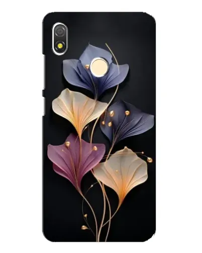 Чехол для TECNO POP 3 с картинкой «Лиловые цветы грации»