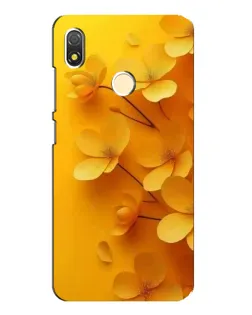 Чехол для TECNO POP 3 с картинкой «Золотые лепестки»
