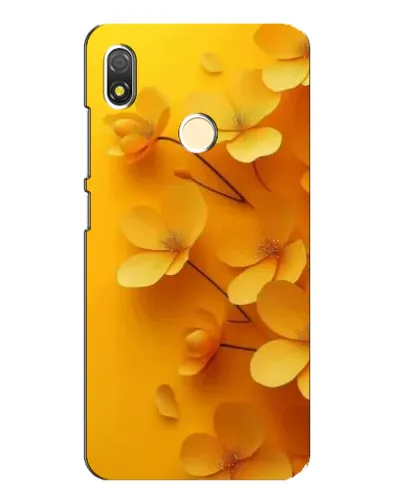 Чехол для TECNO POP 3 с картинкой «Золотые лепестки»