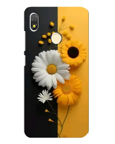 Чехол для TECNO POP 3 с картинкой «Подсолнух и ромашка»