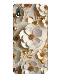 Чехол для TECNO POP 3 с картинкой «Белие бумажние  цвети»