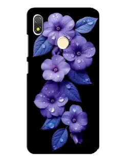 Чехол для TECNO POP 3 с картинкой «Фиолетовые цветы с росою» Чехол для TECNO POP 3 с картинкой «Фиолетовые цветы с росою»