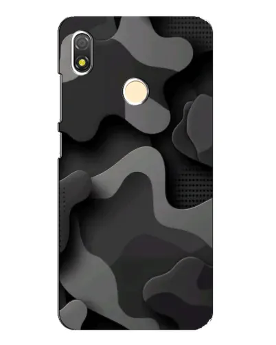 Чехол для TECNO POP 3 с картинкой «Темный абстрактный камуфляж» Чехол для TECNO POP 3 с картинкой «Темный абстрактный камуфляж»