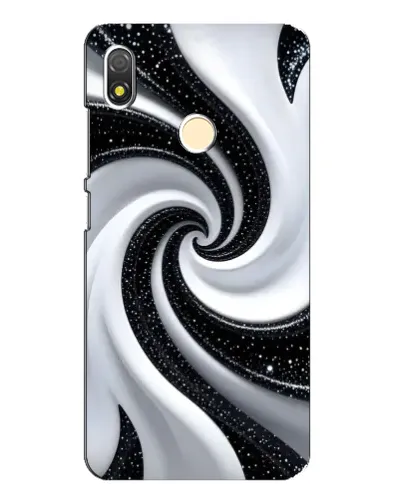 Чехол для TECNO POP 3 с картинкой «Черно-белая спираль» Чехол для TECNO POP 3 с картинкой «Черно-белая спираль»