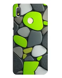 Чехол для TECNO POP 3 с картинкой «Яркая неоновая галька»