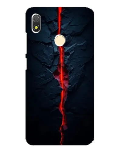 Чехол для TECNO POP 3 с картинкой «Kрасная лавовая трещина» Чехол для TECNO POP 3 с картинкой «Kрасная лавовая трещина»