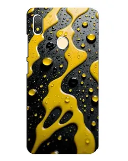 Чехол для TECNO POP 3 с картинкой «Жидкое желтое золото»
