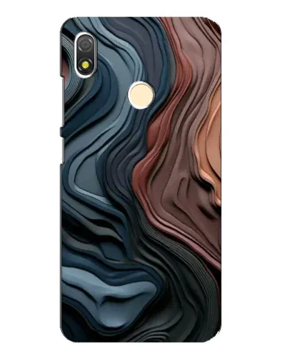 Чехол для TECNO POP 3 с картинкой «Цветные волны каньона» Чехол для TECNO POP 3 с картинкой «Цветные волны каньона»