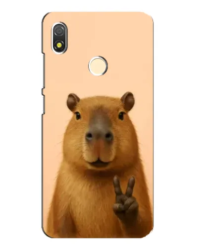 Чехол для TECNO POP 3 с картинкой «Капибара виктория» Чехол для TECNO POP 3 с картинкой «Капибара виктория»