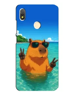 Чехол для TECNO POP 3 с картинкой «Морская капибара»