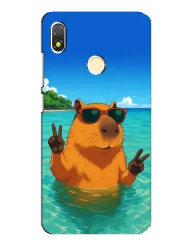 Чехол для TECNO POP 3 с картинкой «Морская капибара» Чехол для TECNO POP 3 с картинкой «Морская капибара»