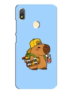 Чехол для TECNO POP 3 с картинкой «Капибара на скейте»